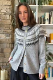 Ferguson Fair Isle Cardigan Grey